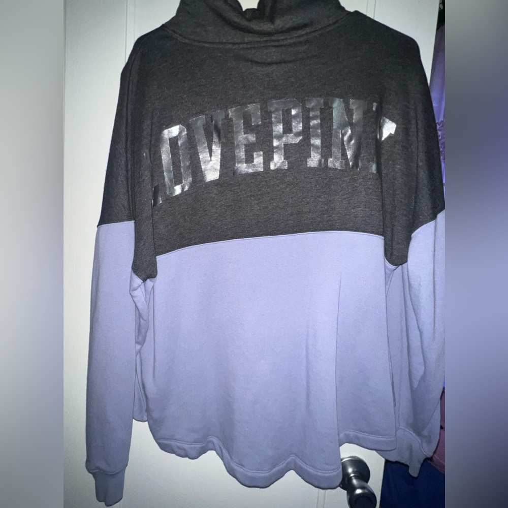 VS Pink Cowl Neck Hoodie